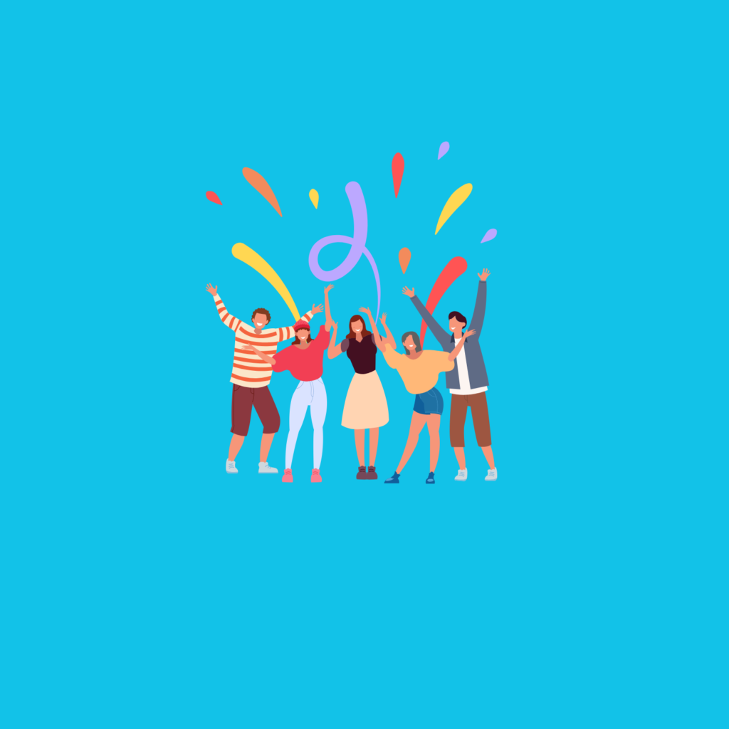 Icon representing joyful and memorable celebrations